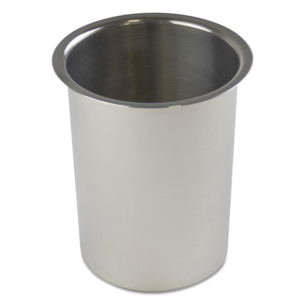 Adcraft BMP-1 1-1/4 qt Capacity, 4-1/8" Diameter x 5-5/8" Depth, Mirror Finish, Stainless Steel Bain Marie