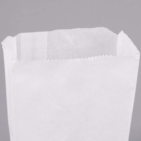 Carnival King 3 1/2" x 1 1/2" x 9" Plain Paper Hot Dog Bag - 1000 / Case