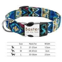 Personalized Engraved ID Reflective Pet Collar
