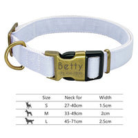 Personalized Engraved ID Reflective Pet Collar