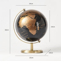 Learning World Map Globe Home Decor