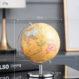 Learning World Map Globe Home Decor