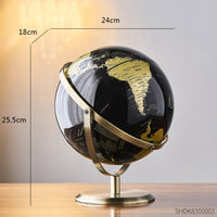 Learning World Map Globe Home Decor