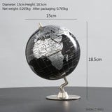 Learning World Map Globe Home Decor